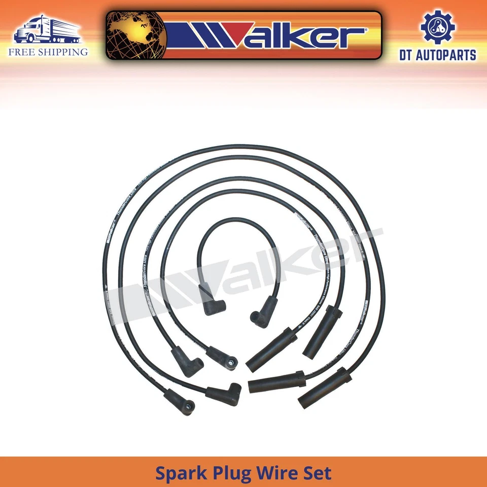 Juego de cables de bujía Walker 1986 1987 para Chevrolet S10 Blazer 1985-1988 2,5 L L4 Foto 1 de 1