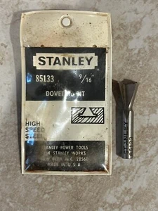 One Stanley 85133 Dovetail Bit - New Bern, NC Made In USA - Picture 1 of 4