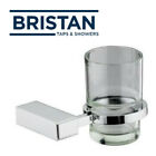 BRISTAN Chill Chrome Tumbler Holder & Glass Tumbler CLHOLDC - POSTAGE & VAT INC