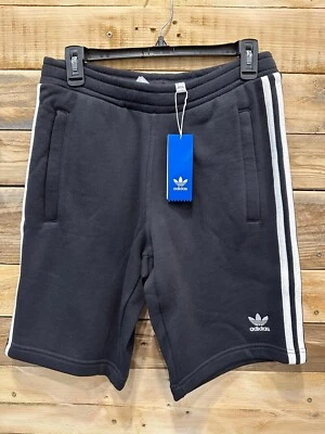 Adidas Men's Originals 3-Stripe Cotton Shorts (Black) (DH5798) SH(S3T) - Image 1 of 3