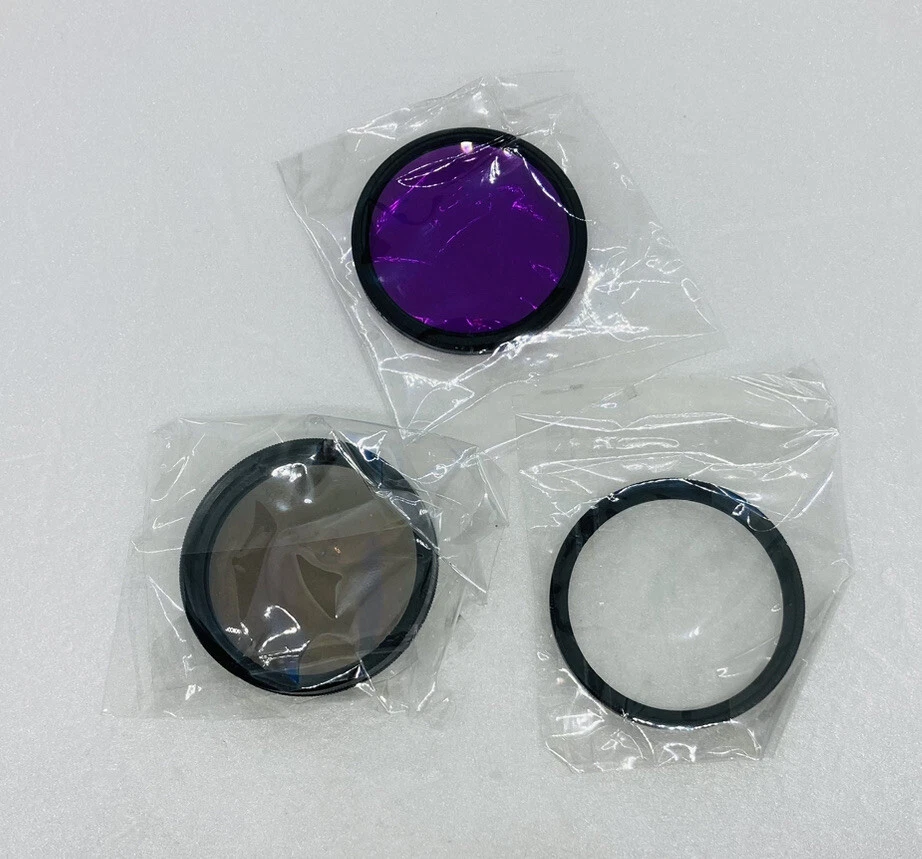 Polaroid Optics 46mm 3 Piece Filter Set Fluorescent, UV, Circular FL 20 - Image 1 of 4
