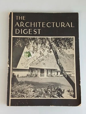Vintage THE ARCHITECTURAL DIGEST Fall 1961 Volume XVIII 18 Number 3 ~ See Notes - Image 1 of 4