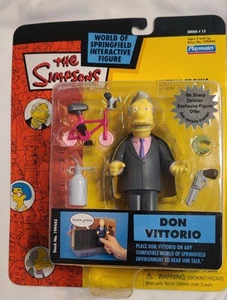 BNIB The Simpsons Don Vittorio Action Figure Series 12 World Of Springfield 2003 - Picture 1 of 8