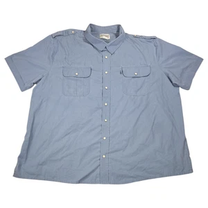 Camicia utility Haband uomo 3XL blu manica corta escursionismo campeggio outdoor vacanze - Foto 1 di 9