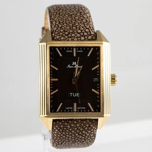 Neu - Jean Marcel Yellow Rectangle Swiss Automatic 170.265 Limited Edition 191/30 - Bild 1 von 16