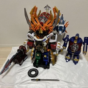 BANDAI Megazord DX Power Rangers Super Sentai Shinkenger DX Samurai Haoh set - Picture 1 of 15