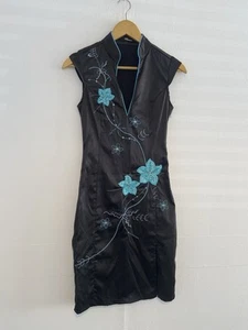 Vintage Y2K Jane Norman Oriental Chinese Dress Size 8 - Picture 1 of 6