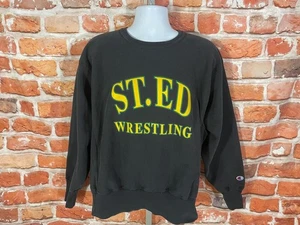 vintage St Ed's Wrestling Champion Reverse Weave sweatshirt sz XL Cleveland - Picture 1 of 6