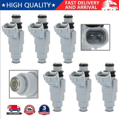 6pcs Fuel Injector FJ939 For 02-06 Suzuki XL-7 2001 Grand Vitara 2.7L 1571052D00 - Image 1 of 4