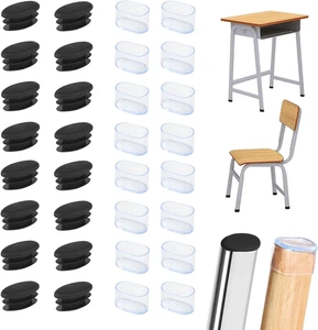 32 Pezzi Gommini per Sedie Ovali Tappi Ovali per Sedie Tappi per Sedie Gommino p - Foto 1 di 12