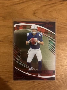 Riley Leonard 2025 Panini Absolute Red & Green RC #172 Indianapolis Colts - Picture 1 of 2