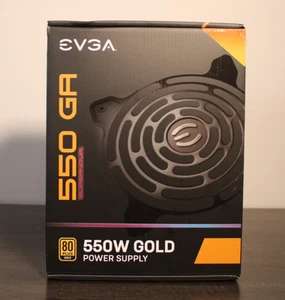 New EVGA SuperNOVA 550 GA (550W) 80 Plus Gold Certified (Modular) Power Supply - Afbeelding 1 van 2
