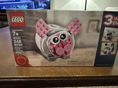 Lego Creator 3 in 1 Mini Piggy Bank Panda 40251 Limited Edition 2017 New Sealed - Image 1 of 4