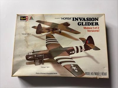 Vintage (1976) Revell 1/72 Horsa Invasion Glider Unassembled  - image 1 of 4