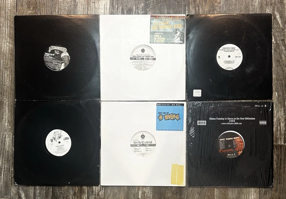 Lot Of 6 90’s Hip Hop Vinyl Records AV8, Ruff Ryders , Silkk The Shocker & More Foto 1 de 4