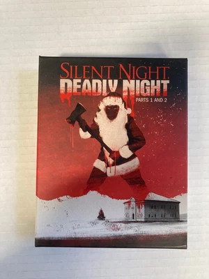 SILENT NIGHT DEADLY NIGHT PARTS 1 & 2 BOX SET BLU RAY REGION B - Image 1 of 4