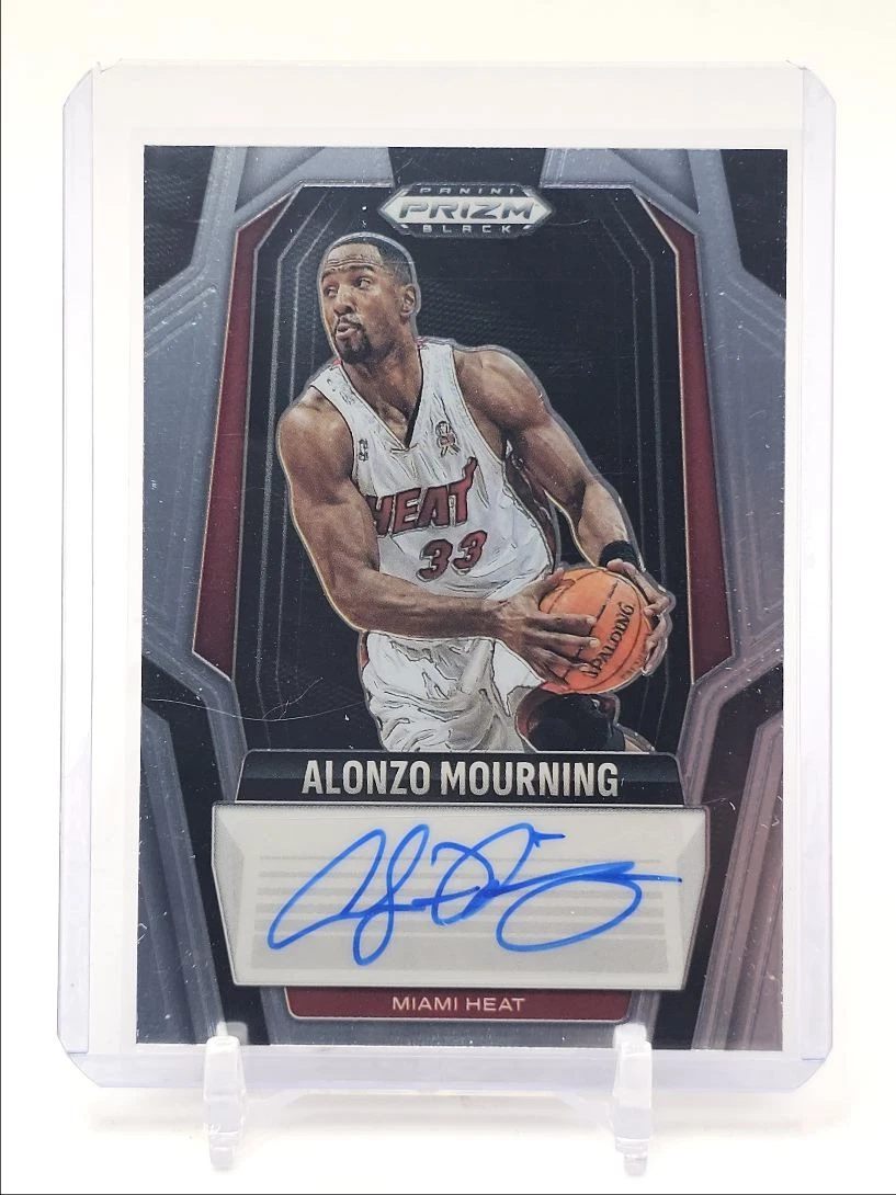 その他 Alonzo Mourning Auto psa9 panini Alonzo Mourning Basketball Autographed Sports Trading Cards