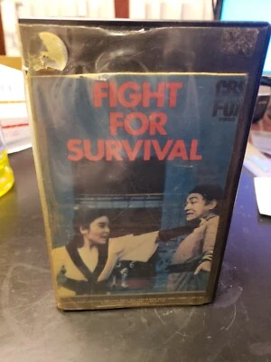Fight for survival  vhs 1977 kung fu oop htf super rare cbs on fox - Image 1 of 4