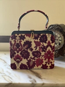 Meyers Vintage Tapestry Hand Bag Carpet Bag Purse - Picture 1 of 11