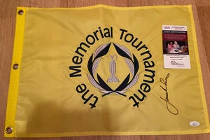 Jordan Spieth Signed Autograph Auto The Memorial Tournament Golf Flag JSA COA - Picture 1 of 1