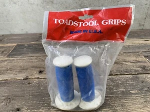 Odi Toadstool Grips Handlegrips Blue White NOS Old School Vintage - Picture 1 of 5