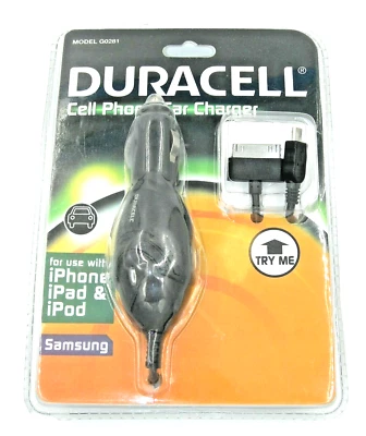 Duracell Cell Phone Car Charger Model G0281 - Image 1 of 3