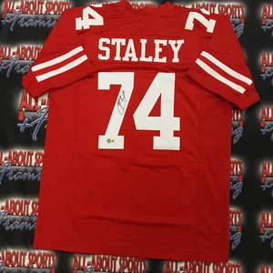 Joe Staley Authentic Signed Pro Style Jersey Autographed Beckett R1 - Picture 1 of 5