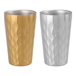 Double Wall Insulated Coffee Cups Stainless Steels Drinking Cup Metal Tumblers - Picture 1 of 20