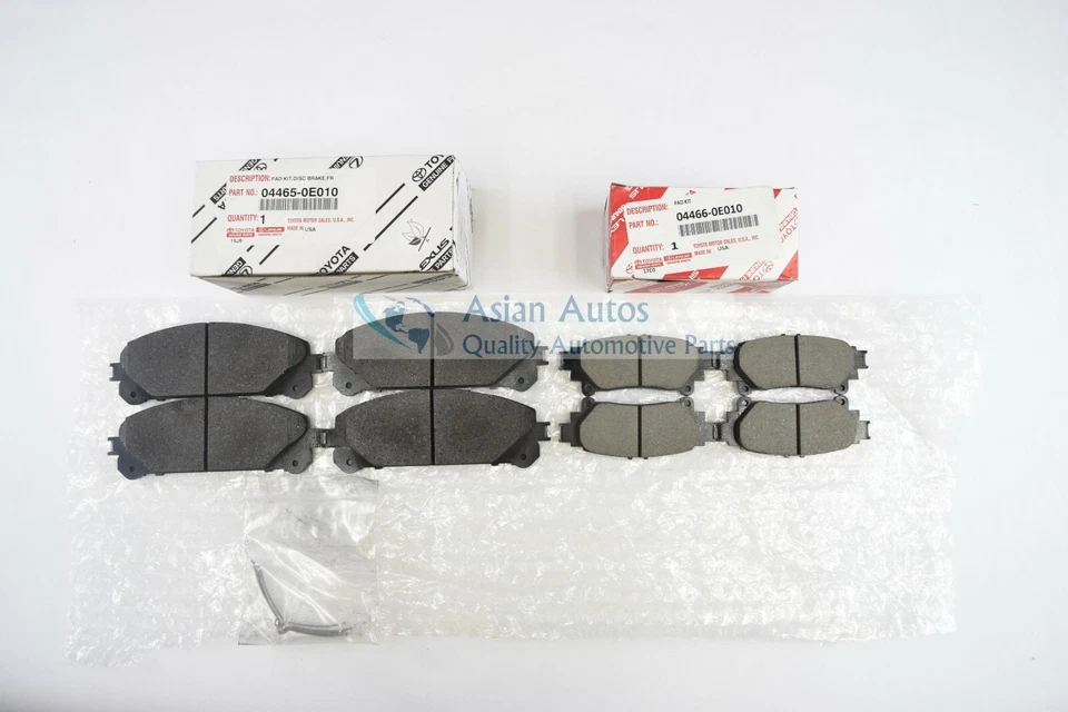Pastillas de freno delanteras y traseras originales Lexus RX350 10-15 044650E010 044660E010 OEM Foto 1 de 1