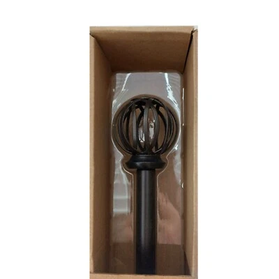 Selecciones de Estilo, 28" - 48" Acero Cortina Única 5/8" Varilla de Bronce con Acabados de Jaula Foto 1 de 3