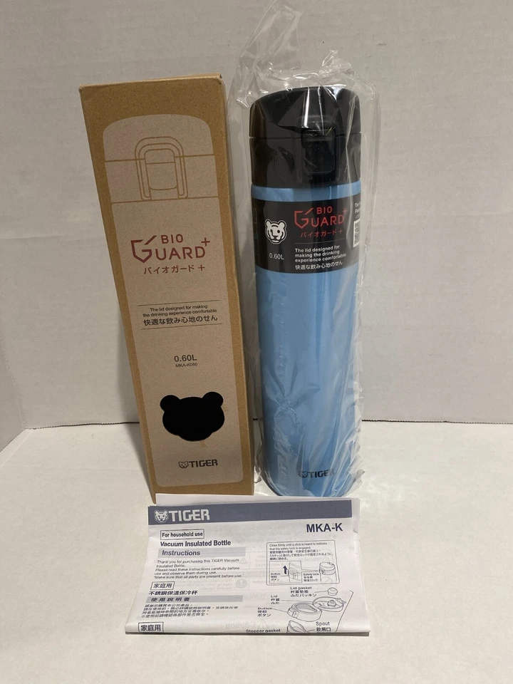 Botella de agua 600 ml taza botella One Touch azul MKA-K060AK Foto 1 de 1