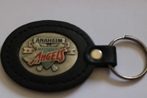 Vintage MLB California Angels Baseball Rare Collectible Key Chain  Keychain Cover