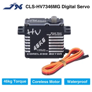 Servo digital JX CLS-HV7346MG 46 KG par HV engranaje de acero carcasa CNC para modelo de radiocontrol - Imagen 1 de 13