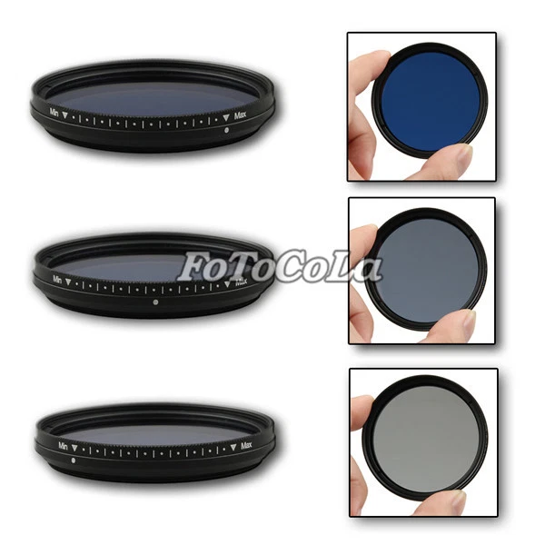 Fotga 72mm Slim Adjustable Color Fader ND Lens Filter Light Reducing 72mm - Image 1 of 1