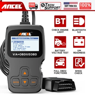 ANCEL AD310 BT Bluetooth OBD2 Scanner for iOS Android Engine Diagnostic Tool - Image 1 of 4