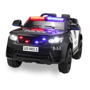 TOBBI 12V Kids Police Car Ride-On SUV with Parental Control Remote - Picture 1 of 16