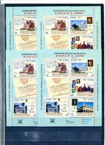 2000 - 4 FORMATS  "EXPO FILATÉLICA ESPAÑA 2000"  MINT - Imagen 1 de 1