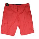 Jean Biani Uomo Cargo Estate Corti Escursionismo Pantaloni Bermuda L 50 W34 Pink