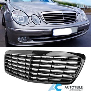 Kühlergrill Sport Grill für 2002-2006 Mercedes W211 S211 glanz schwarz - Bild 1 von 7