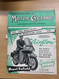 REVISTA MOTOCICLISMO UK #2501 20 FEB 1958 - FLUJO DE AIRE CRUZADO (LL) - Imagen 1 de 9