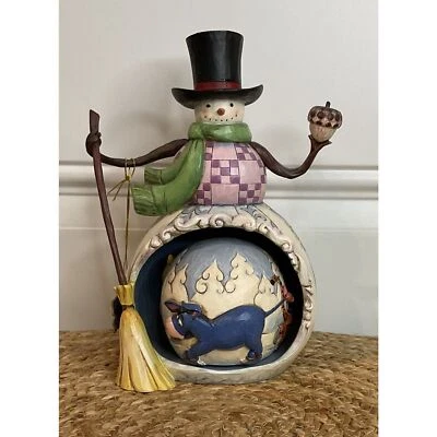 Jim Shore Disney Traditions "Invierno en el bosque de 100 acres" #4011038 Enesco Foto 1 de 4