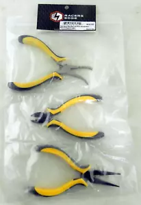 Pliers Set, Ball Link / Needle Nose / Diagonal Cutters - Racers Edge #RCE7757 - Picture 1 of 2