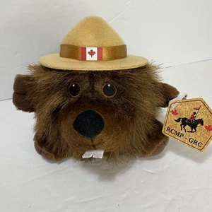 CORPORAL FLAPJACK, JR Beaver 4 in Plush Stuffed Animal Canada Police RCMP - Picture 1 of 9