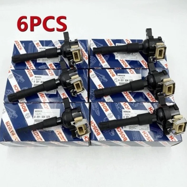 6x 0221504029 Ignition Coil Fits For BMW 323CI 323I 323IS 323IS 325I 325XI New - Image 1 of 4