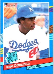 1991 Donruss #33 Jose Offerman - Picture 1 of 2