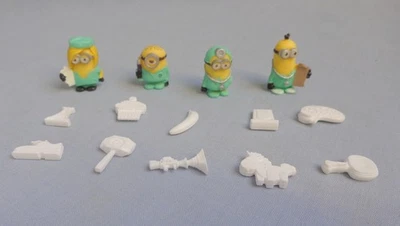 Hasbro Operation Despicable Me 4 Minion Figures 10 Pieces Game Replacement Parts - Image 1 of 2