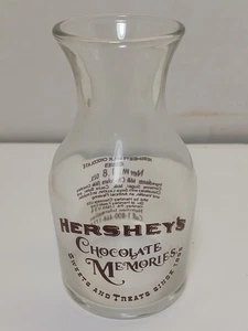 Hershey’s Chocolate Memories Mini Caraffa in Vetro – Alta 4” – Promo Vintage - Foto 1 di 9