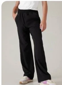 Athleta Girl Good Days Wide-Leg Pants Black SizeM 8/10 - Picture 1 of 6