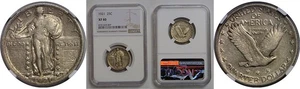 1921 Standing Liberty Quarter   NGC XF-40 - Picture 1 of 3