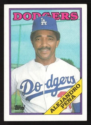 1988 Topps #277 Alejandro Pena Los Angeles Dodgers - Image 1 of 2